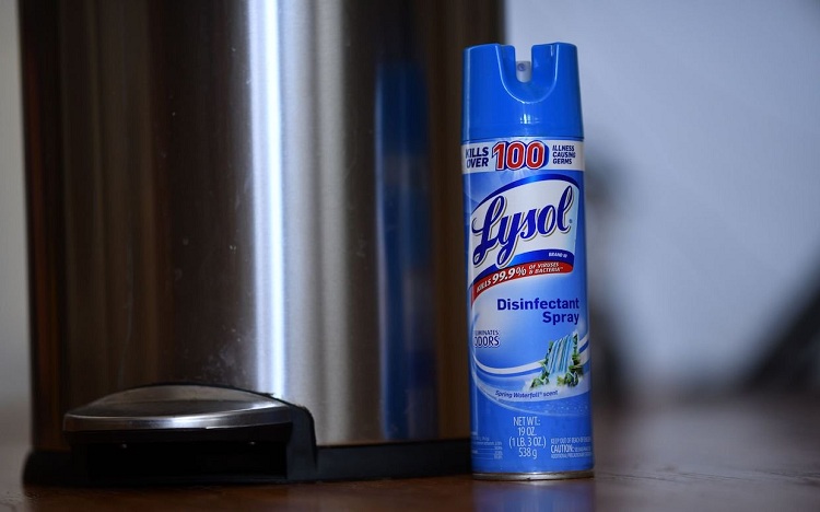 Can you use Lysol to remove mold from your carpets? 