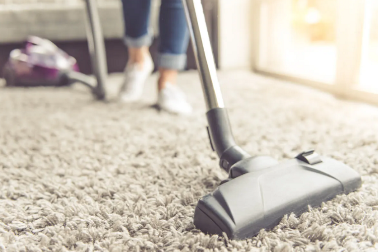 How do you get long human hair out of carpet?