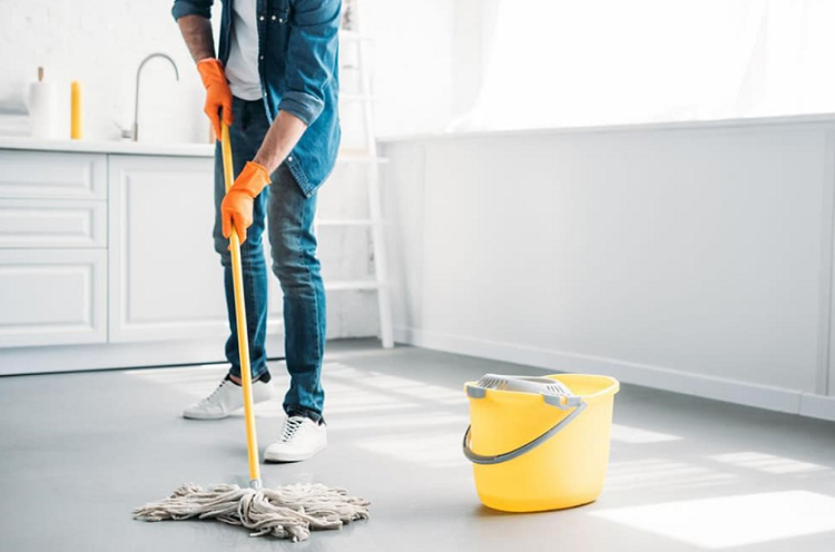 Why is your floor sticky after you’ve mopped it?  