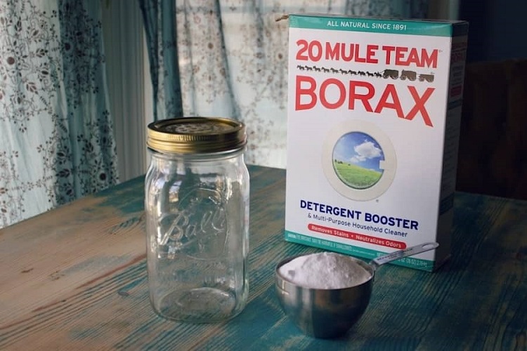 Method 4: Borax cleaning solution