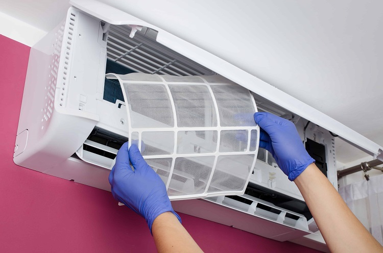 Does replacing air conditioner filters improve your carpet’s condition? 