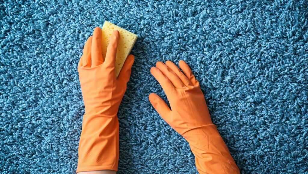 how to clean carpet without vacuum
