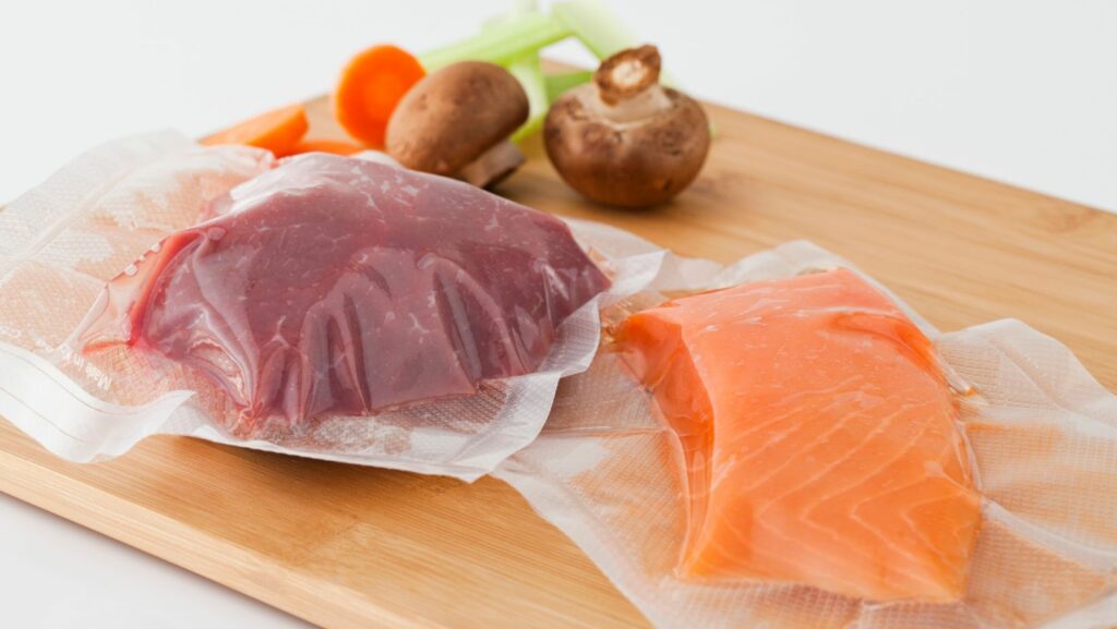 can you vacuum seal frozen meat