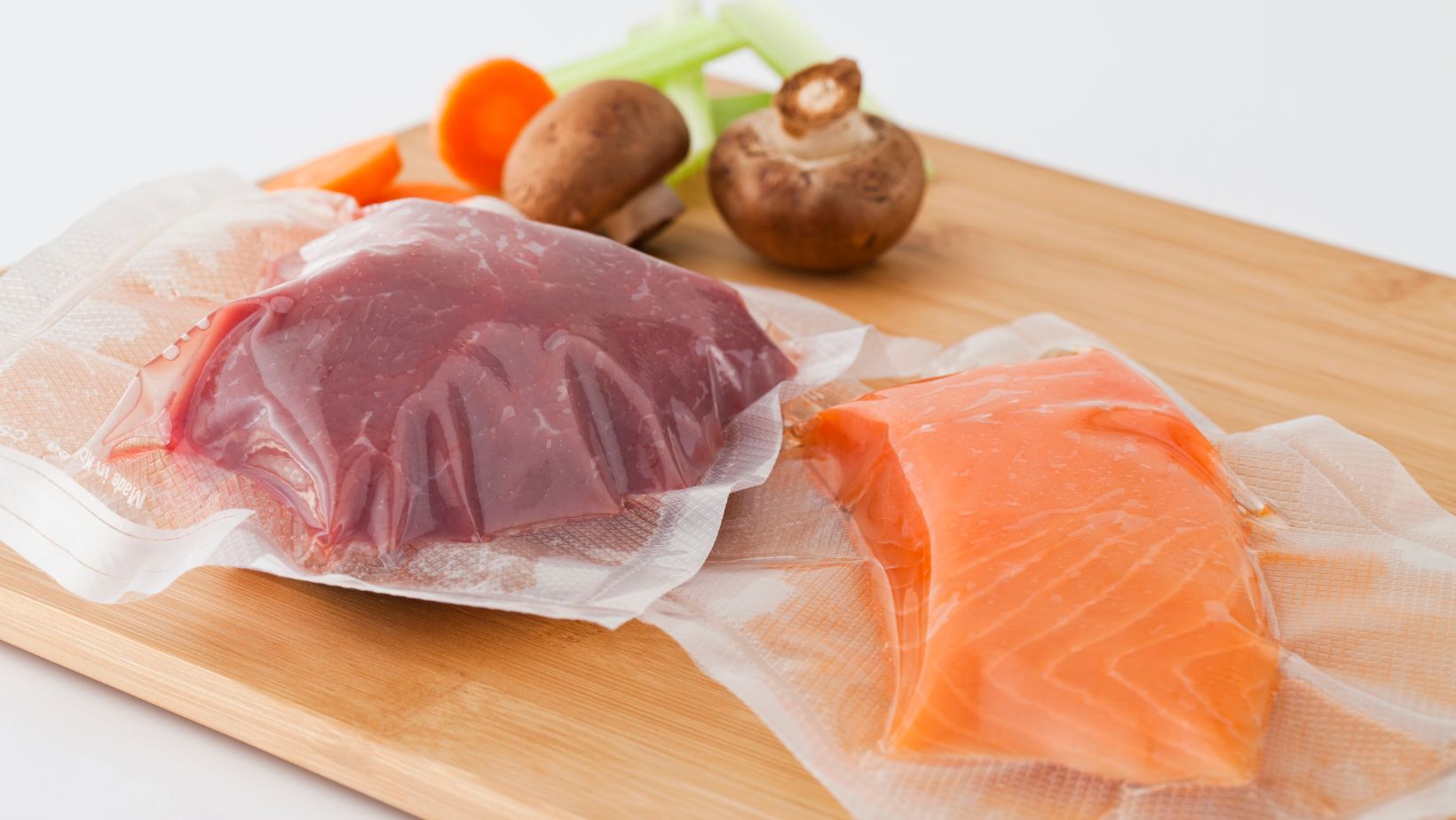 can you vacuum seal frozen meat