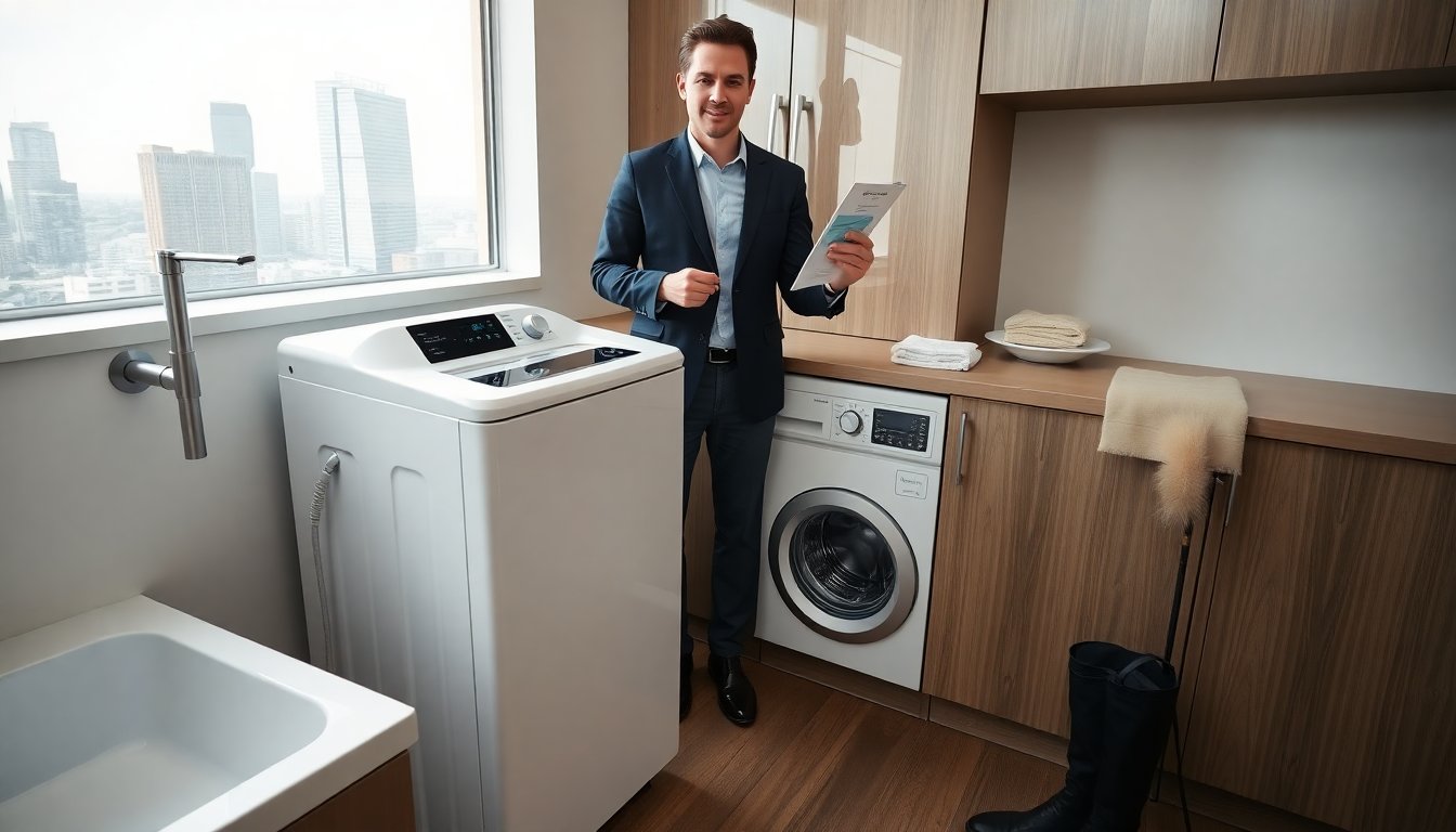 livinprtsine hitech mobile laundry station